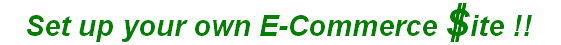 Set up your own E-Commerce Site !!